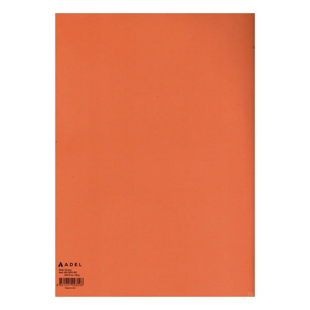Adel Fon Kartonu Turuncu 50x70 100 Lü Yl 4342025001000