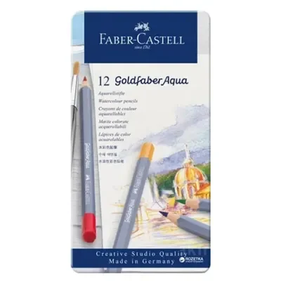 Faber-Castell Kuru Boya Kalemi Goldfaber Aqua 12 Li