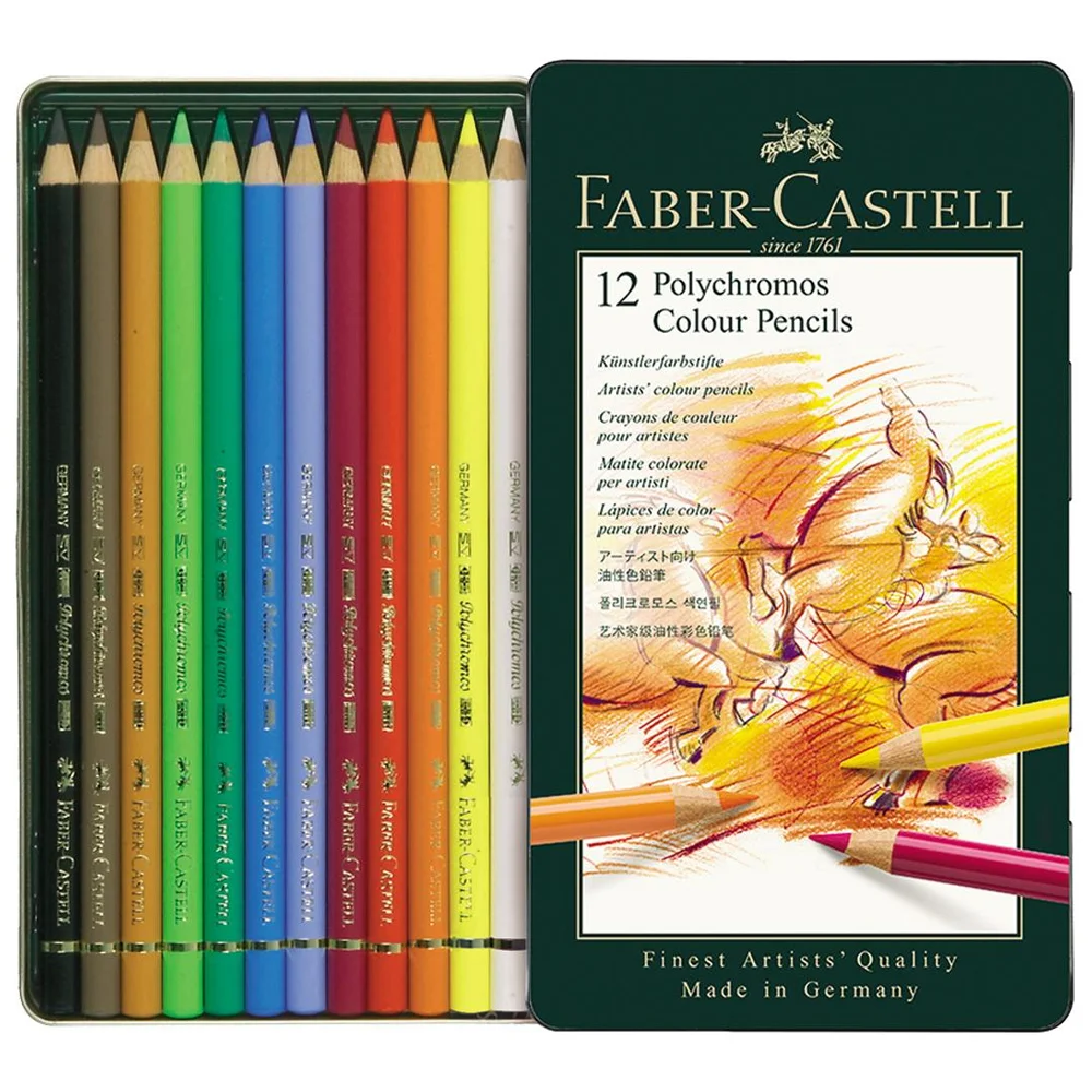 Faber-Castell Polychromos Boya Kalemi 12 Renk
