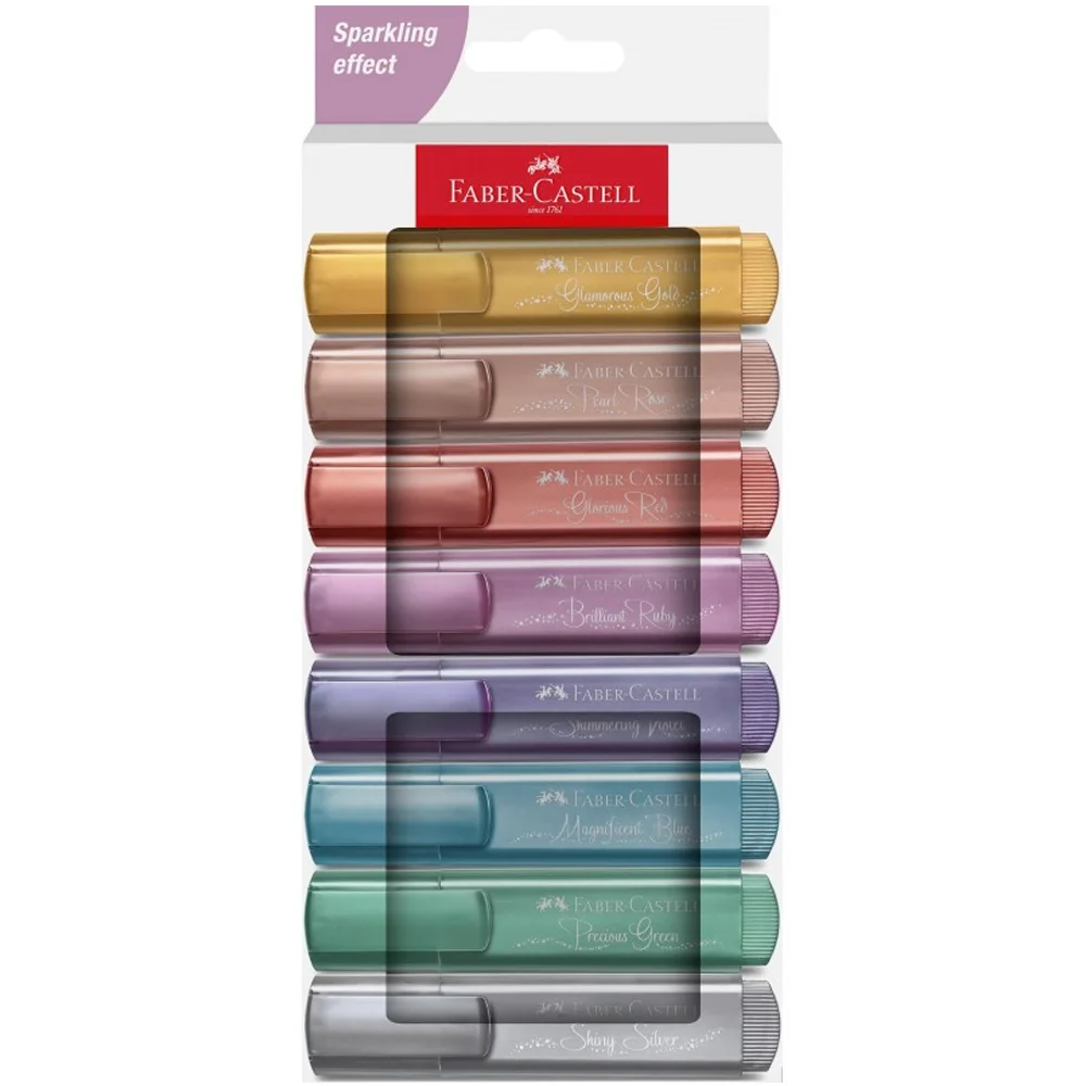 Faber-Castell Fosforlu K 46, Metalik 8x 2024 5030254678