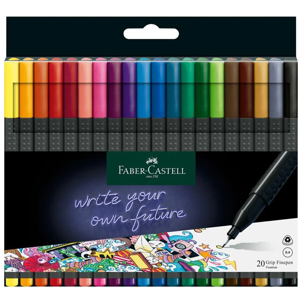 Faber-Castell Grip Finepen 0,4 Mm 20 li 151620