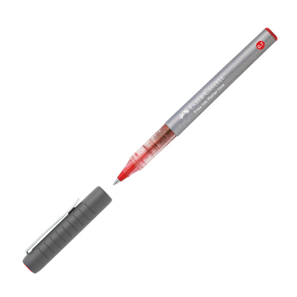 Faber-Castell Free Ink Roller 0.7 Mm Kırmızı