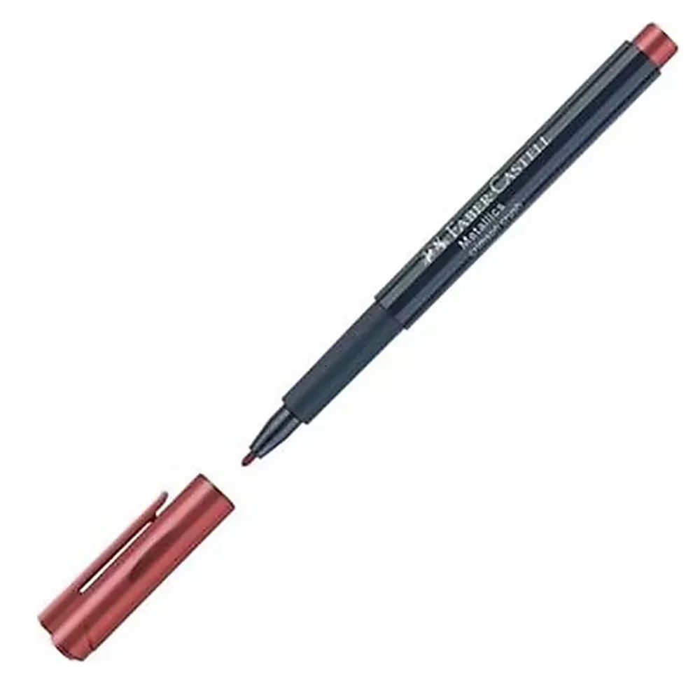 Faber-Castell Markör Metalik Kiremit Turuncu,10 Lu