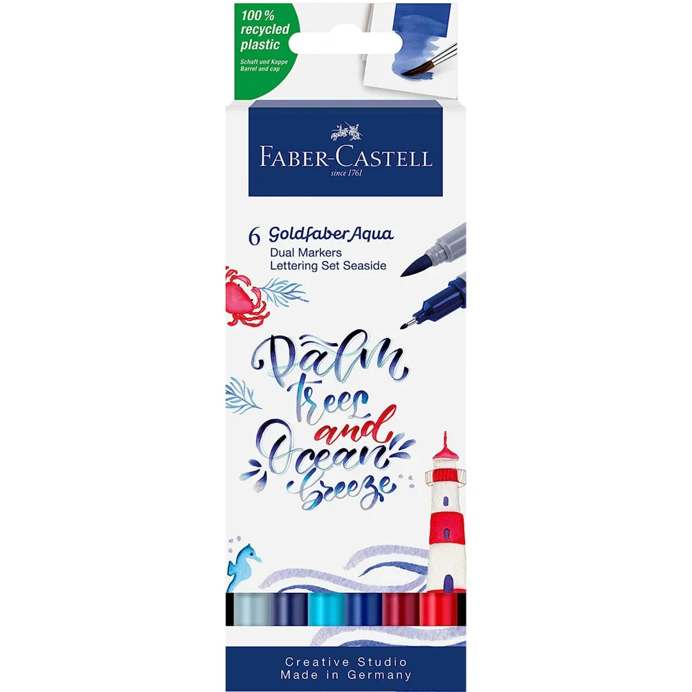 Faber Markör Aqua Çift Uç X6 Sea 5188164519000