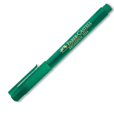 Faber Broadpen 1554 Yeşil 10 Lu