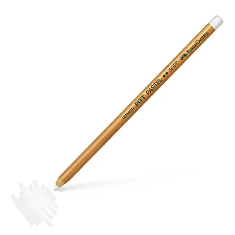 Faber-Castell Pitt Pastel Monochrome Boya Kalemi Soft Beyaz