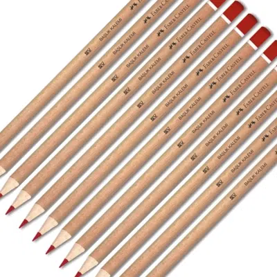 Faber-Castell Kurşun Kalem Naturel Kırmızı Renkli 72 Paket (113241900)
