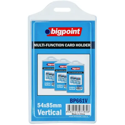 Bigpoint Kart Kabı Çok Amaçlı Soft Dıkey 54x85 MM BP661V
