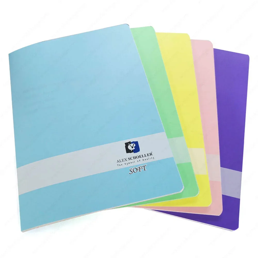Alex Schoeller A4 80 Syf.Soft Dkş.Kareli PP.Kapak Defter Alx:960