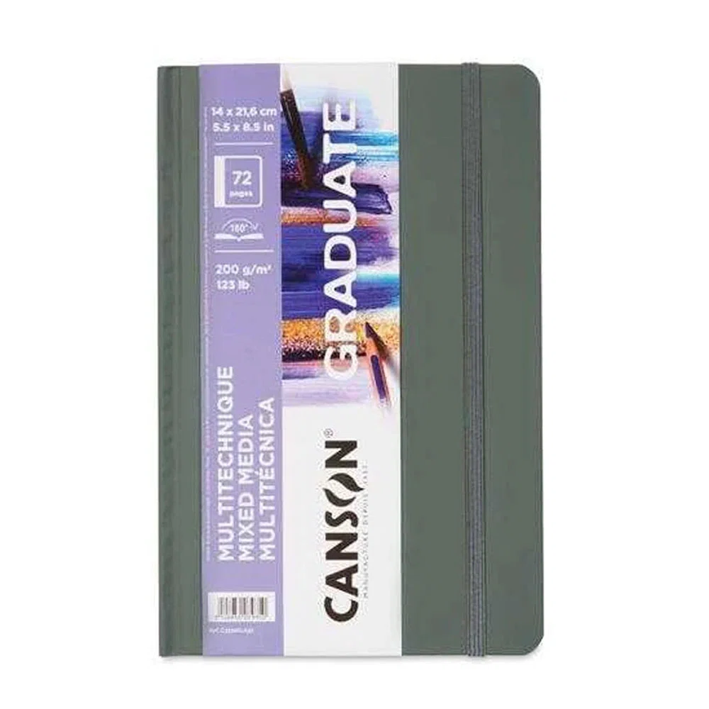 Can Grd Mix Sert Kapak Defter Beyaz 200 Gr Dikey 14x21,6 72s