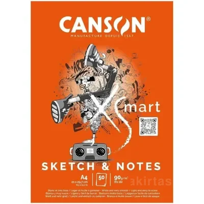 Pad Canxsmart 50f A4 90 g Sketch&amp;notes