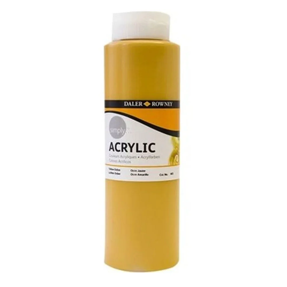 Daler Rowney Simply Akrilik 750 Ml Yellow Ochre