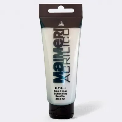 Mai Acrilico 200 ml Titanium White