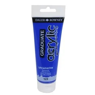 Daler Rowney Graduate Akrilik Boya Graduate Acrylic 120ml Ultra Blue 123120123