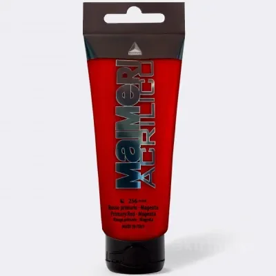 Mai Acrilico 200 ml Prımary Red Magenta