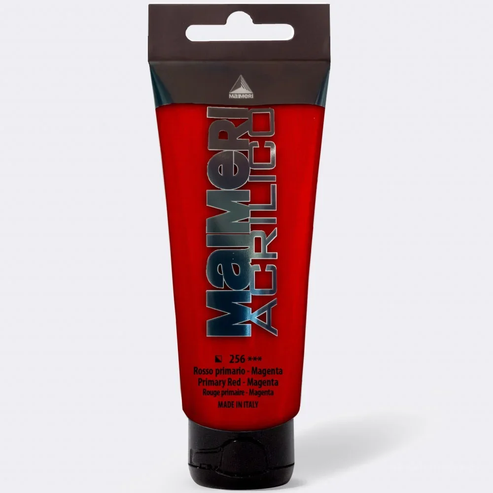 Mai Acrilico 200 ml Prımary Red Magenta