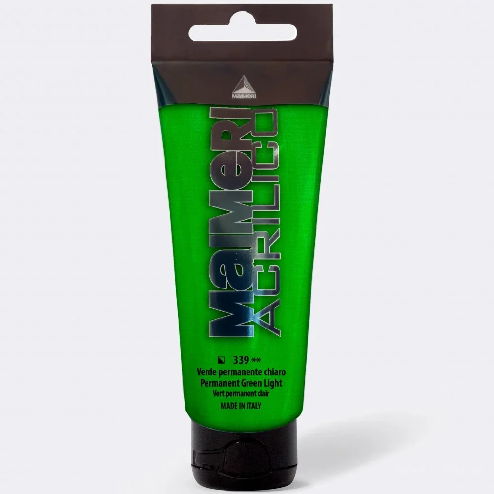 Mai Acrilico 200 ml Permanent Green light