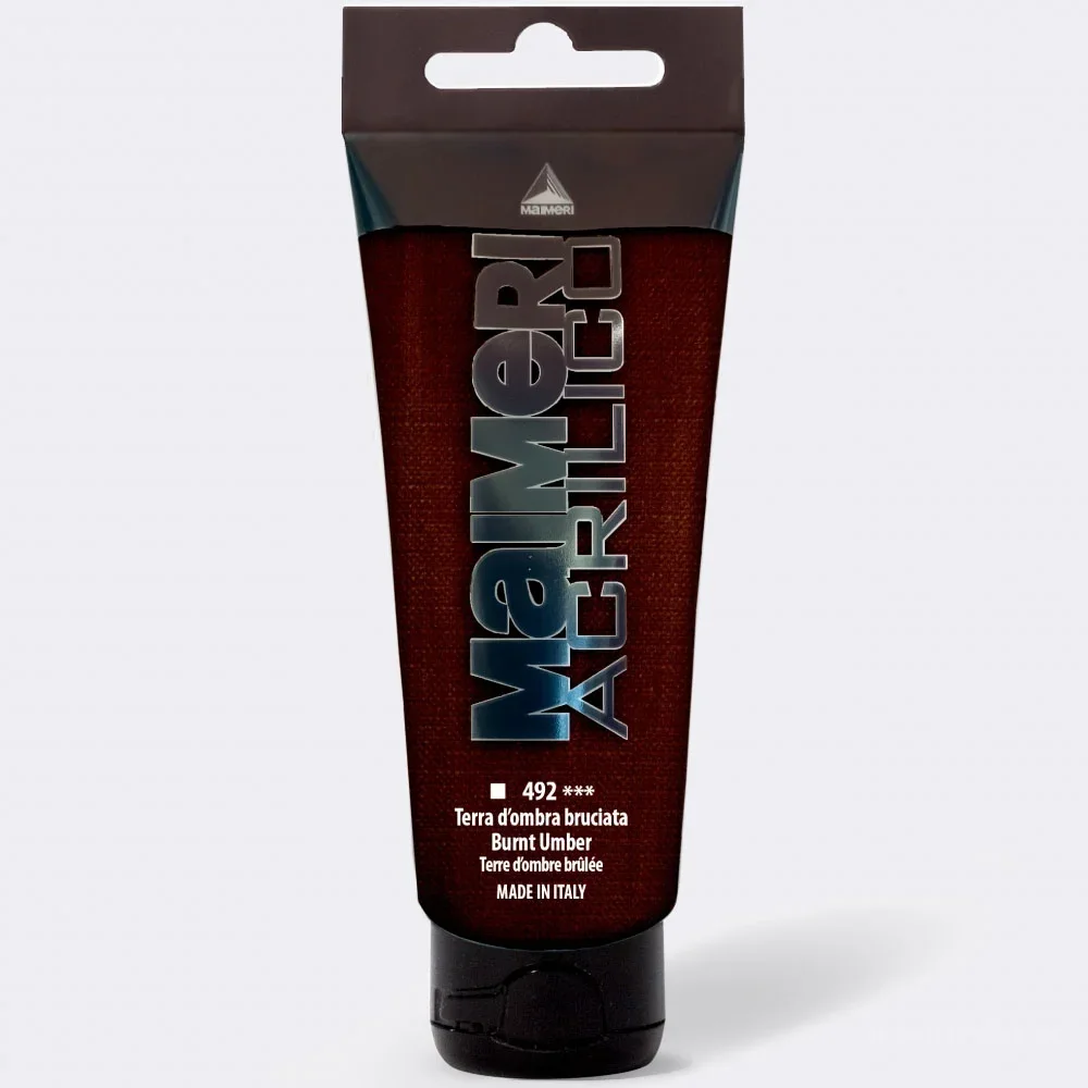 Mai Acrilico 200 ml Burnt Umber