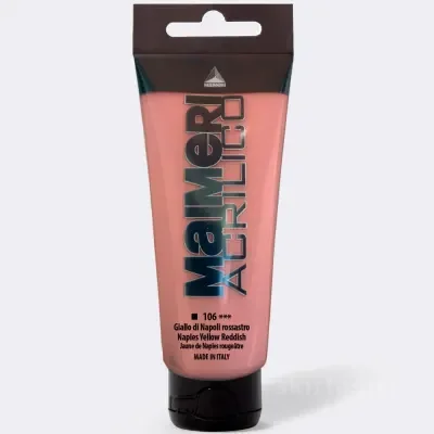 Mai Acrilico 200 ml Naples Yellow Reddısh