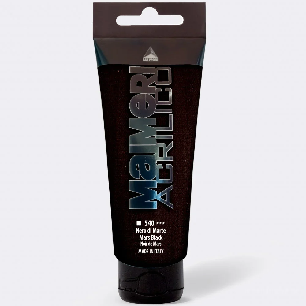 Mai Acrilico 200ml Mars Black