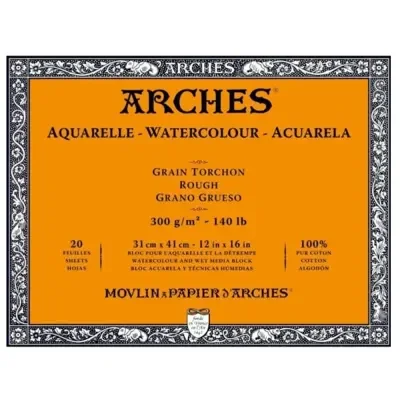 Arches Yüksek Dokulu Suluboya Bloğu 300g 31 X 41 2