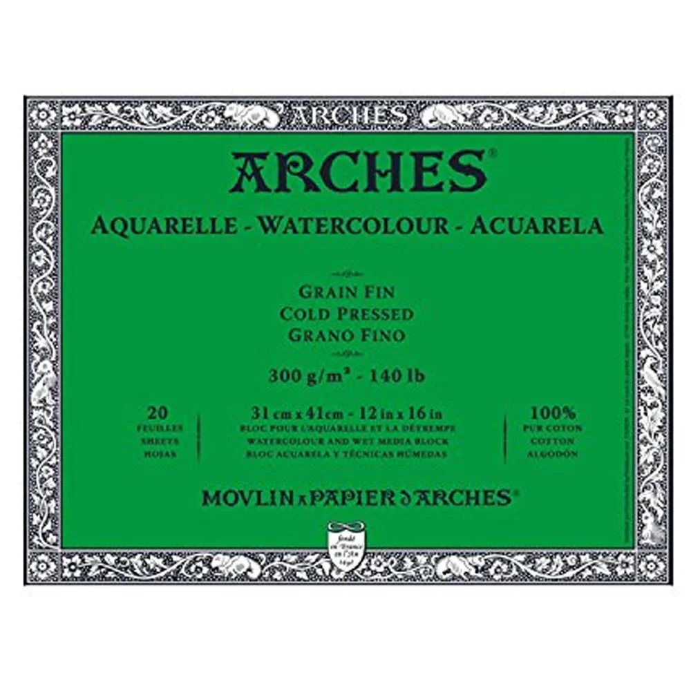 Arches Orta Dokulu Suluboya Bloğu 300g 31 X 41 20s