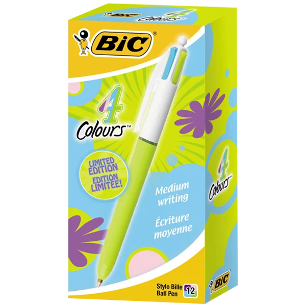 Bic Tükenmez Kalem Fonksiyonlu Fun 1.0 MM 4 Renk 887777