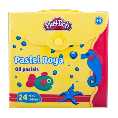 Play-Doh Pastel Boya Çantalı 24 Renk PLAY-PA007