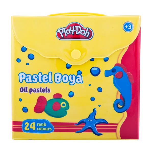 Play-Doh Pastel Boya Çantalı 24 Renk PLAY-PA007