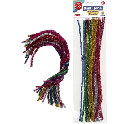 Bu-Bu Şönil Simli 30 Cm 20 Li Bubu-Son003