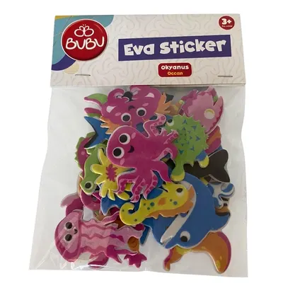 Bu-Bu Eva Sticker Okyanus 36 Lı