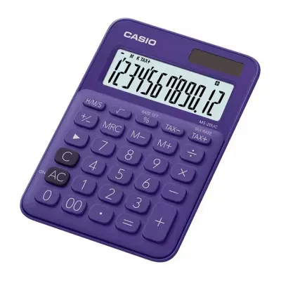 Casio Ms-20uc-pl Renkli Masa Tipi 12 Hane Hesap Ma