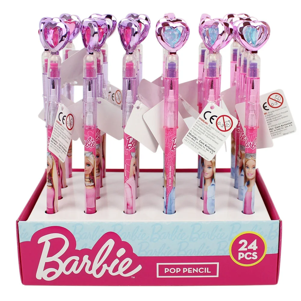 Barbıe Geçmeli Kalem B-1032 Taşlı Kalp 24/576