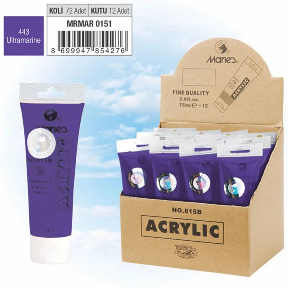Maries Akrilik Boya 75 ML Ultramarine 815B-443