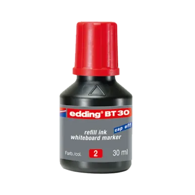 Edding Tahta Kalem Mürekkebi Damlalıklı 30 ML Kırmızı BT30