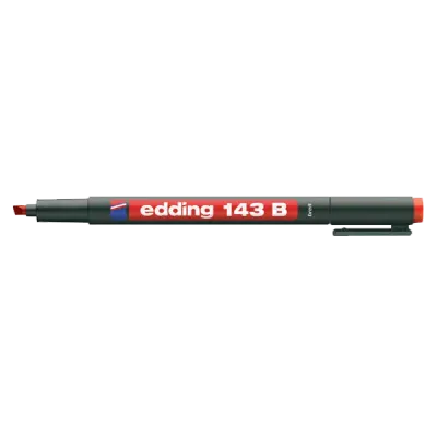 Edding Asetat Kalemi Permanent B Seri 1-3 MM Kırmızı 143 B
