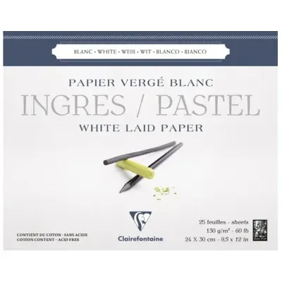 Ingres Pastel White Blk 24x30 130g.25yp Uz Kn Yp-