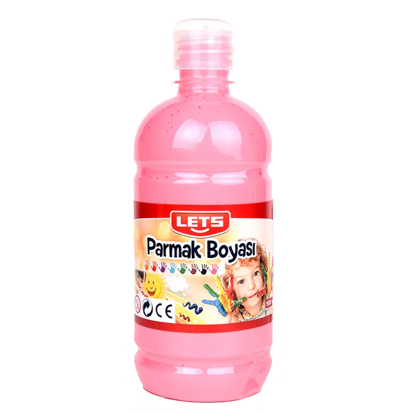Lets Parmak Boyası 500 ML Pembe L-5010