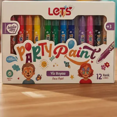 Lets Yüz Boyası 12 Renk Party Paint L06001