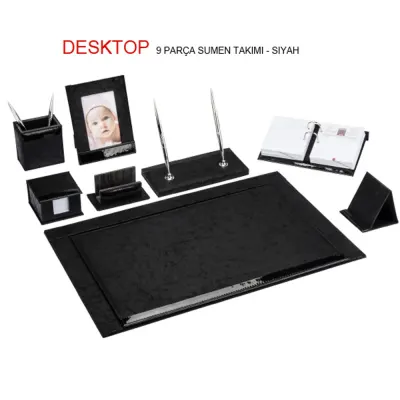 Gıpta Sümen Takımı 9 Parça Desktop Siyah 7129
