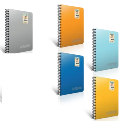Gıpta Spiralli Defter Chromo Plastik Kapak Çizgili 200 YP A4 1345