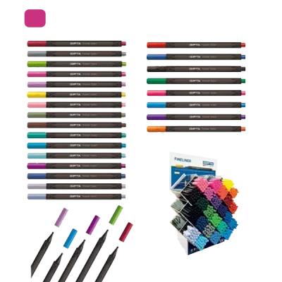 Gıpta Fineliner 0.4 MM Üçgen Pembe K600026
