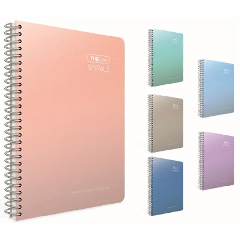 Gıpta Thebook spirals Spiralli Sert Kapak Defter 17x24-100 YP Çizgili