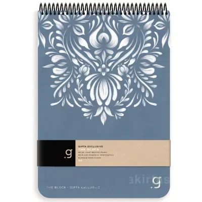 Gıpta Bloknot Thebook Blocks Spiralli Sert Kapak 17x24 100 YP Kare 5525