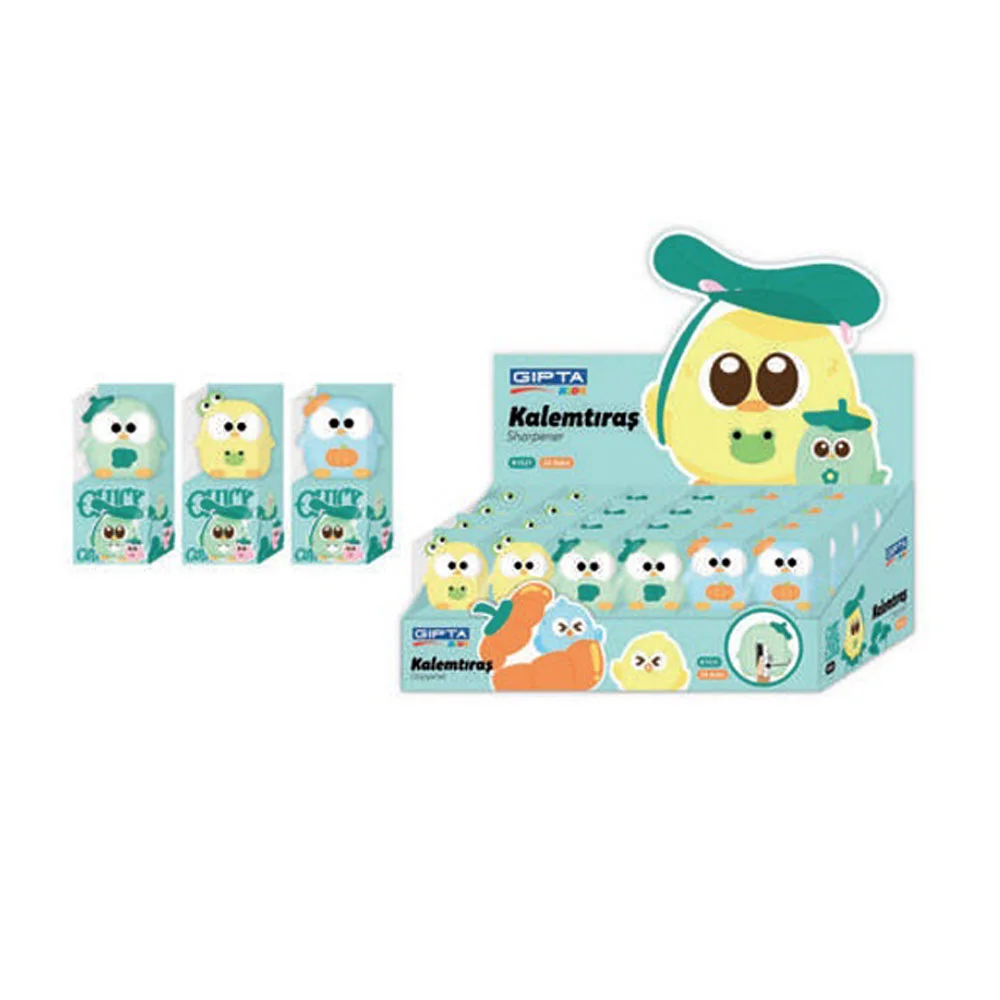 Gıpta Kalemtraş Cute Chıck 3D 24 Lü K1521