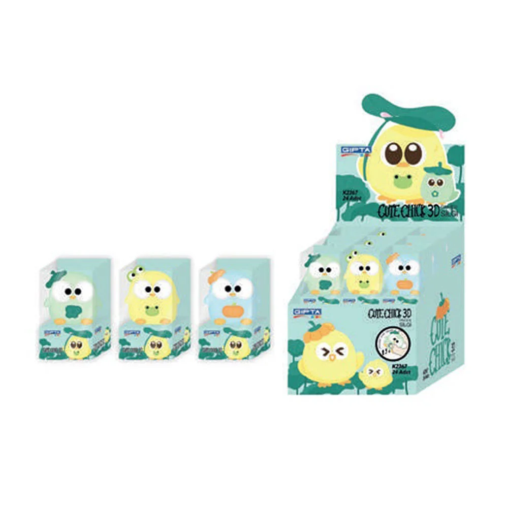 Gıpta Silgi Cute Chıck 3d 24 Lü K2367