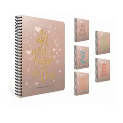 Gıpta Love Book Sp. Pressboard Kap. Def. 17x24 120 YP Kareli 5371