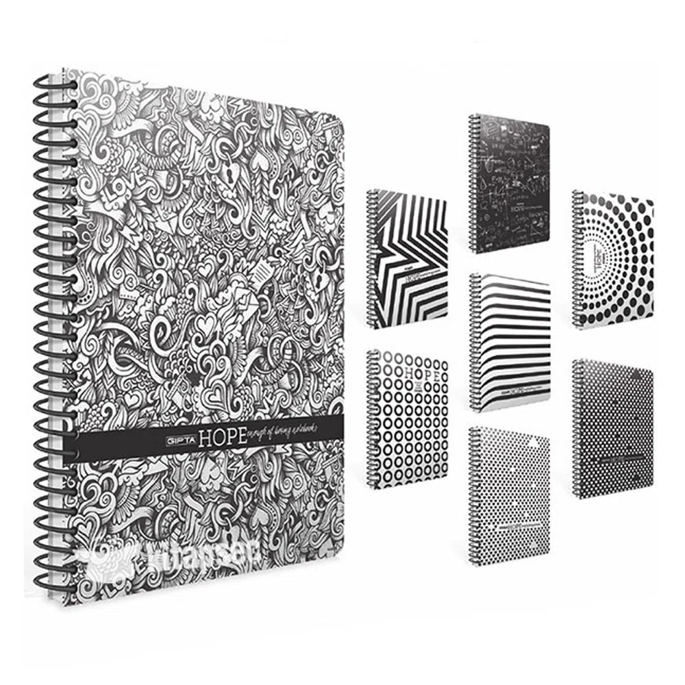Gıpta Spiralli Karton Kapak Defter 19x26 100 YP Kareli 1197