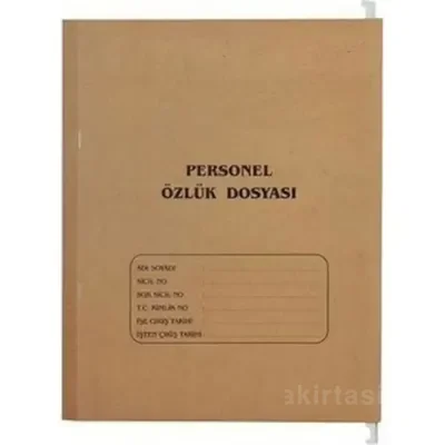 Gülpaş Personel Özlük Dosyası 4 Seperatörlü Askılı Demir Çubuk 21x30