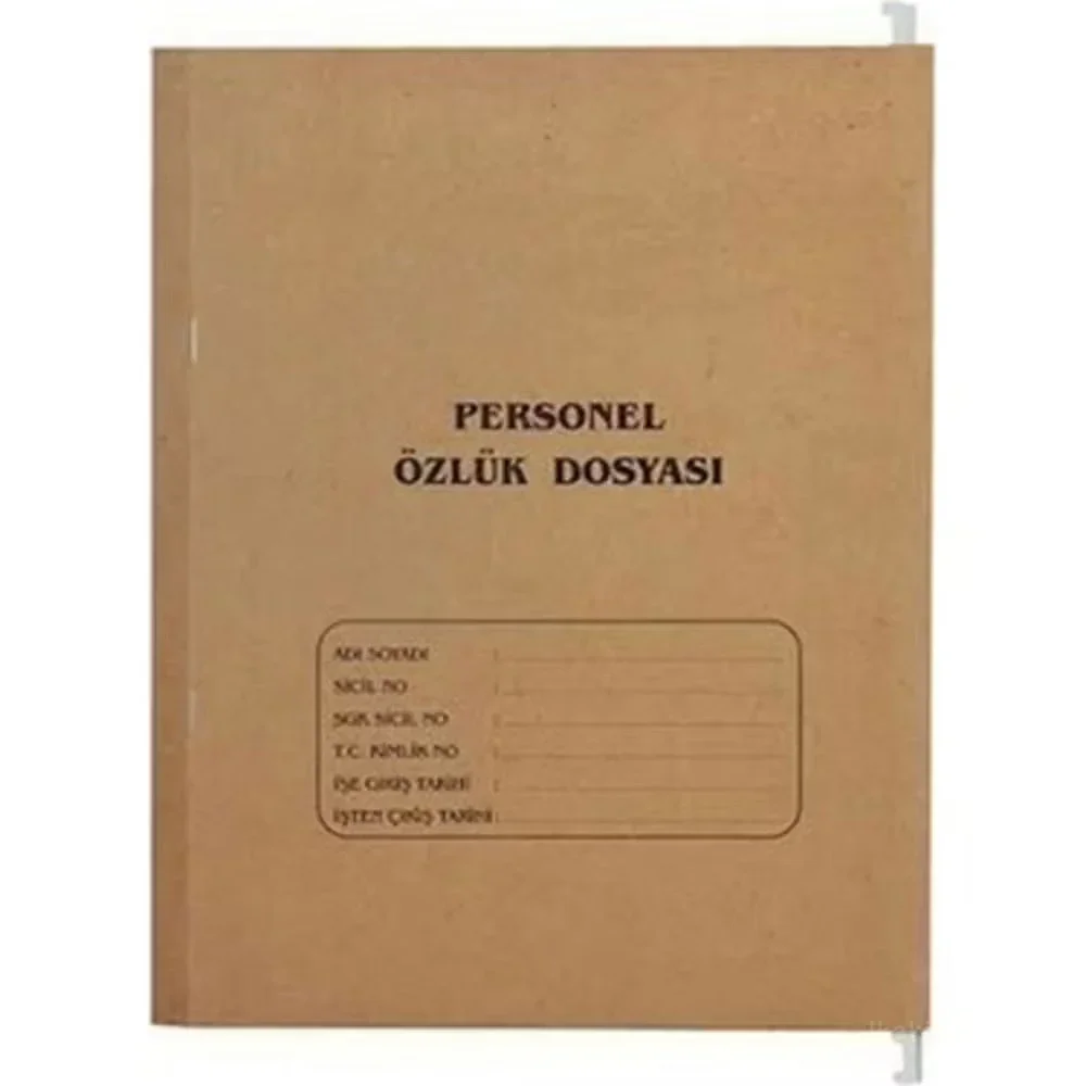 Gülpaş Personel Özlük Dosyası 4 Seperatörlü Askılı Demir Çubuk 21x30